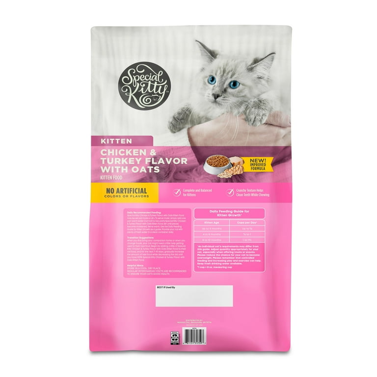 Special Kitty Dry Cat Food for Kittens 14 lb Bag with Chicken