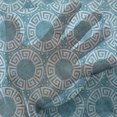 thumbnail image 3 of Aqua Tulle Curtains with Rod Pocket, Greek Meander Mosaic Pattern Classical Geometrical Ornament Architecture, Sheer Drape for Wedding Party 2 Panels, 7 Sizes, Blue Green White, by Ambesonne, 3 of 3