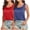 Navy, variant on QUINDOS Casual Tank Tops for Women Summer 2 Pack Camisoles for Women Crew Neck Sleeveless Strap Multi Pack Cami Tops Loose Fit Solid Color Undershirts