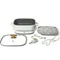 Beautiful 5 in 1 Electric Skillet Expandable up to 7 Qt with Glass