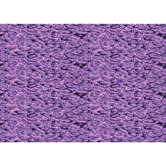 Ahgly Company Indoor Rectangle Patterned Violet Purple Area Rugs, 3' x 5'