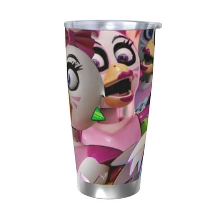 

Five Nights At Freddy s Coffee Mug 20 Oz Insulated Stainless Steel Coffee Travel Mug | Vacuum Sealed Cartoon Design Bottle for Car & Gifts