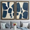 thumbnail image 7 of Blue Pieces I - Premium Framed Canvas 2 Piece Set - Ready to Hang, 7 of 7