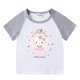 thumbnail image 3 of Hello Kitty algodón cuello redondo nueva camiseta de manga corta de verano para niños niñas niño camiseta raglán camisa de fondo bebé lindo dibujos animados Top, 3 of 5