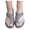 Gray, variant on VerPetridure Women's Summer Sandals Casual Comfortable Bohemia Beach Flat Sandals Open Toe Ankle Gladiator Shoes
