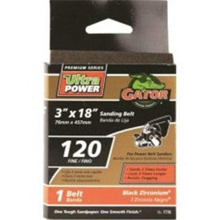 

Ali Industries 795518 3 x 18 in. 120 Grit Sanding Belt