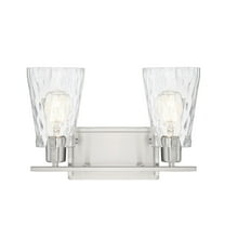 Vaughan 2-Light Bathroom Vanity Light in Satin Nickel