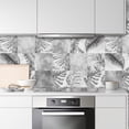 thumbnail image 4 of 24PCS Peel and Stick Tile Backsplash, 6"x6" Stick on Backsplash for Kitchen, Self Adhesive Leaves Tile for Kitchen Backsplash and Bathroom, 4 of 9