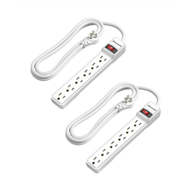Protector contra sobretensiones Power Strip DEWENWILS de 6 salidas y 6 pies con cable