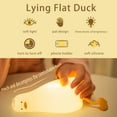 thumbnail image 6 of Hplvetoys Lying Flat Duck Cute Night Light,Touch Control, Type-C Rechargeable, Duck Lamp,Cute Light Up Duck, 6 of 6