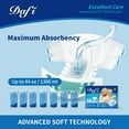 thumbnail image 4 of DAFI Adult Diapers Disposable Incontinence Briefs with Tabs, L/36 Ct Postpartum Leakproof Incontinence Underwear for Women & Men, 4 of 7
