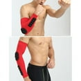 thumbnail image 5 of Honeycomb Crashproof Football Basketball Shooting Arm Sleeve Elbow Support T-mc, 5 of 5