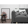 thumbnail image 3 of Ambesonne Floral Throw Pillow Cover 2 Pack, Black Swans and Flowers, 18", Black White, 3 of 5