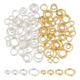 thumbnail image 1 of EIGTHTAIL 1Box 900 Pcs Silver Iron Split Rings Double Loop Jump Ring 4mm 5mm 6mm 7mm 8mm 10mm Chainmail Link for Jewelry Making, 1 of 6