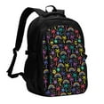 thumbnail image 1 of Easygdp Colorful Palms Mochila para Laptop de Viaje con Puerto USB, Mochila para Laptop con Puerto de Carga USB para Mujeres y Hombres, 1 of 7