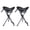 Black-mesh, variant on Portal Tall Folding Tripod Stool for Outdoor Camping Walking Hunting Hiking Fishing Travel, Support 225 lbs