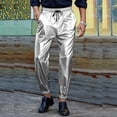 thumbnail image 3 of Men's Soft Comfy Loose Wide Leg Performance Sweatpants - Sports Running Cuffed Pants for Daily Use, 3 of 6