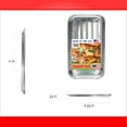 HandiFoil Aluminum Toaster Oven Pan 4ct, Pan product height, width and