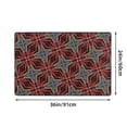 thumbnail image 3 of Moroccan Decor Texture Rugs Doormat, Non-Slip Machine Washable Carpets Floor Door Mat , 36" x 24", 3 of 7