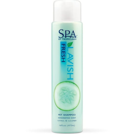 UPC: 0645095700215 | SPA by TropiClean Lavish Fresh Pet Shampoo  Oatmeal & Cucumber  16 oz