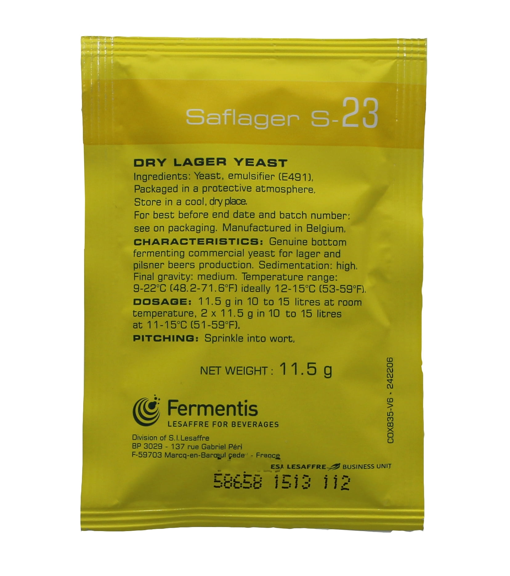 Saflager S-23 (11.5 grams)