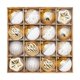 thumbnail image 1 of 16x Bolas Navideñas Adornos Navideños Colgantes Bolas Colgantes Oro blanco, 1 of 9
