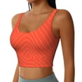 thumbnail image 2 of Fuzoiu Salmon Fish Meat Print Women's Sports Vest,U-Back Sports Tank,Gym Vests,Athletic Sleeveless Shirts,Exercise Undershirts,Yoga, Gym, and Dance Wear-XX-Large, 2 of 8