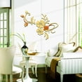 thumbnail image 5 of Girlsshop 3D Mirror Flower Art Removable Wall Sticker Acrylic Mural Decal Home Room Decor,Gold, 5 of 9