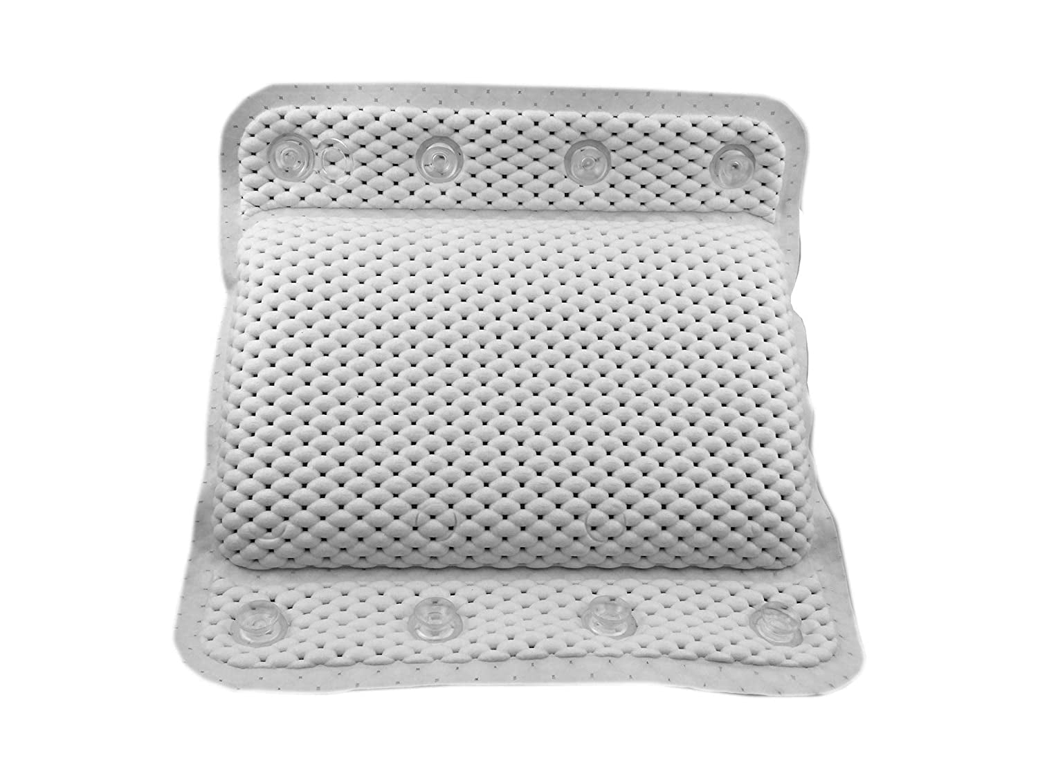 Dependable Industries Bath Foam Spa Bath Pillow Featuring Suction