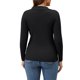 thumbnail image 3 of INSPIRAR CHIC Blusas de Maternidad para Mujeres Suéter de Manga Larga Cuello Caído V Tunic Ropa de Embarazo 2XL Negro, 3 of 5