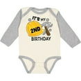 thumbnail image 3 of Inktastic Its My 2nd Birthday with Construction Tools Boys Long Sleeve Baby Bodysuit, 3 of 5