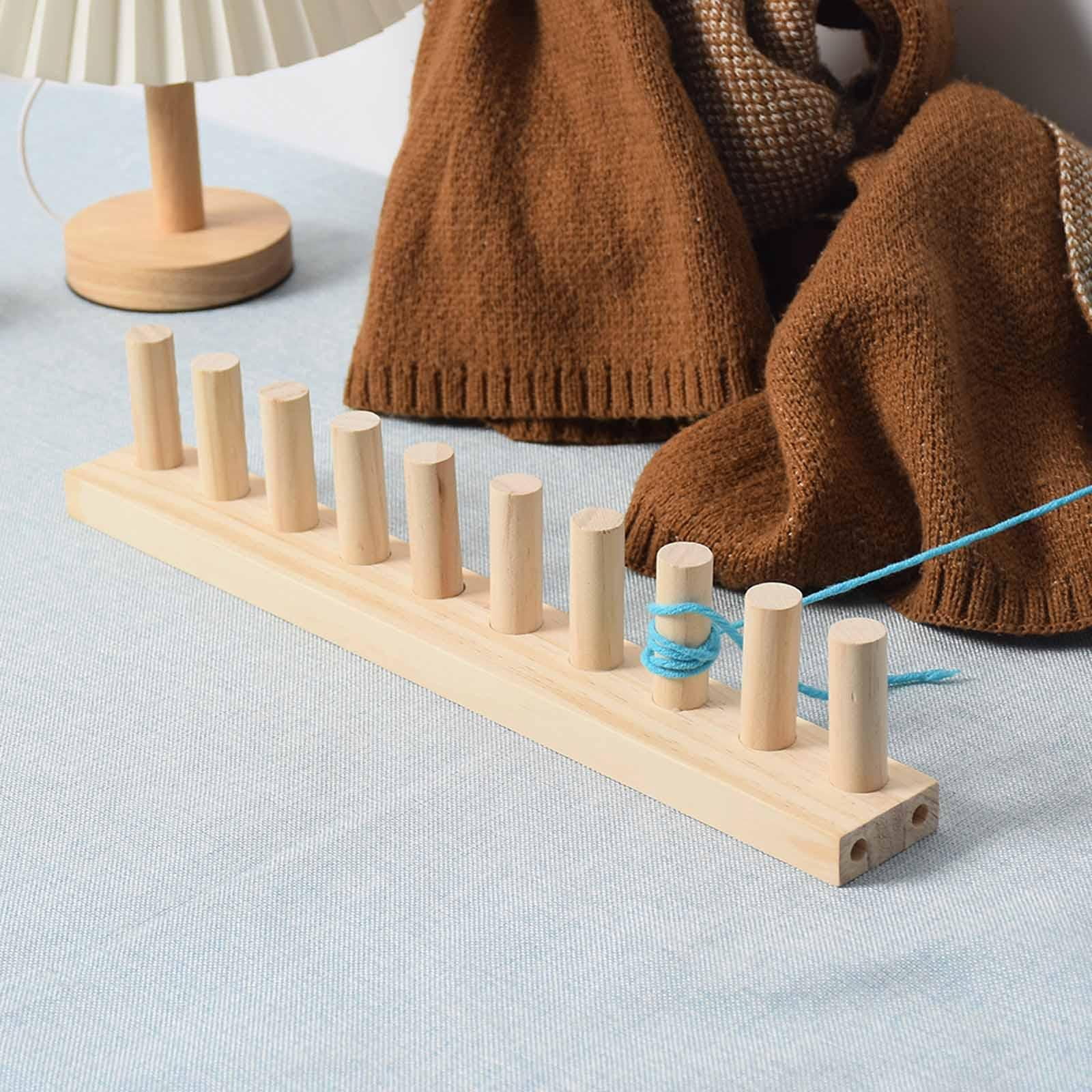 Wxqbjtam 3-Piece Set: Thick Blanket Loom, Hand Knitting Board, Extendable Wooden Loom for