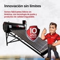 thumbnail image 3 of Calentador Solar AQUASOL PLASTEEL 2.0 | 12 Tubos 132L con Serpentín Patentado | Para Redes y Sistemas Presurizados | Ideal 4 Personas, 3 of 5