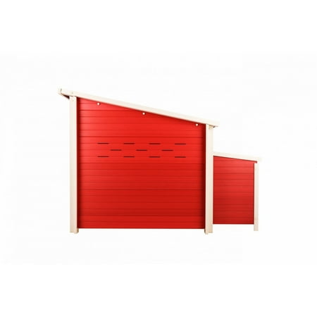 UPC: 0896819003963 | Ecoflex Jumbo Fontana Chicken Barn In Red – Red Maple