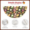 thumbnail image 3 of Rateoe Fruits Pattern Christmas Tree Skirt with Ties , Christmas Tree Decorations, Farmhouse Christmas Decor Xmas Holiday Decorations-30", 3 of 6