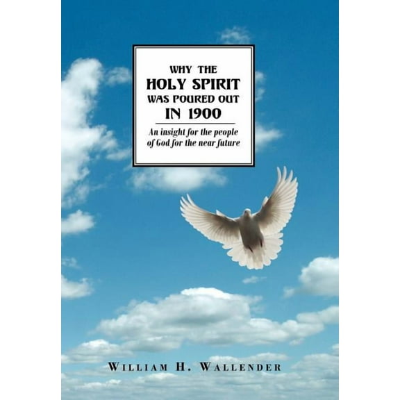 Why the Holy Spirit Was Poured Out in 1900: An insight for the people of God for the near future (Hardcover)