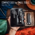 thumbnail image 5 of Key Unity Leather Multitool Sheath with 3 Pouch, EDC Pocket Organizer for Key Holder, Flashlight, Pen, Pocket Knife, Black, 5 of 6