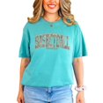 thumbnail image 4 of Basketball Mama Shirt - Trendy Camo Sports Parent Graphic Tee - Camouflage T-Shirt for Mom Seafoam Shirt Adult Small, 4 of 7