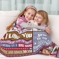 thumbnail image 2 of Daughter Gift from Mom, Daughter Throw Blanket, Daughter Gift from Mom - Birthday Gifts for Daughter in Law from Mother, Soft Blanket 50" X 60", 2 of 6