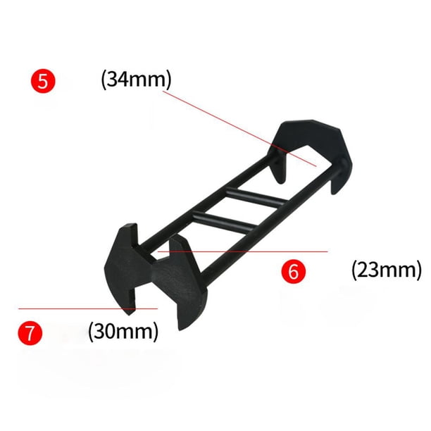 Multifunction Faucet And Sink Wrench – Tap Spanner For Tight Spaces, Plumbing Installer Tool For Kitchen Bathroom Toilet Repairs, Labor-Saving With Precision Slotting