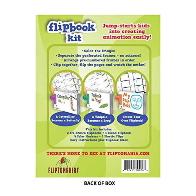 Fliptomania Haz-Your-Own-Flipbooks: Mariposa y rana Fliptomania Fliptomania