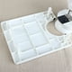 thumbnail image 2 of Mesa extensible de ABS duro para máquina de coser Fanghua 201/202A, patas plegables, 200 x 250 x 60 mm, accesorio de manualidades, 2 of 5