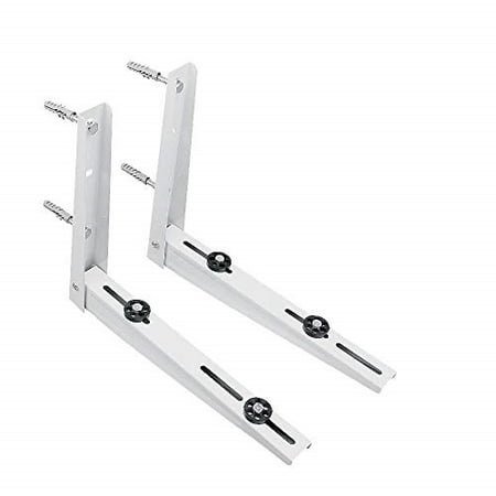 Air Conditioner Mounting Brackets - AC Parts Wall Mounting Bracket for Ductless Mini Split Air Conditioner Condensing Heat Pump Systems, Universal, Condenser, 1-2P, Support up to 264lbs (7000-12000BTU)