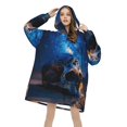 art closeup Adults can wear blanket hoodiesushi oversized sweatshirt