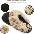 thumbnail image 2 of Barerun Winter Fuzzy House Slippers Plush Faux Fur Fluffy Flats Slippers Warm Memory Foam Slide Shoes for Women, 2 of 7