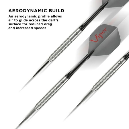 Viper - V-Factor 90% Tungsten Steel Tip Darts 22 Grams - Multi