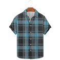 thumbnail image 2 of yillto Big and Tall Shirts for Mens Short Sleeve Buttons down Lightweight Summer Beach Tshirts S-5XL, 2 of 5