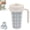 White, variant on Flexible Bubble Ice Maker Cup, Bubble Cube Squeeze Mold, Stainless Steel Inner Tray with Easy Release, Lining Íce Mold Bottle, for Cocktails Whiskey Tea Coffee Home Kitchen Camping Party, White