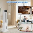 thumbnail image 6 of 42" Evaporative Air Cooler with Remote,Tower Fan with 3 Modes,Portable Air Conditioner 24H Timer,70° Oscillating Humidifier for Home, 6 of 9