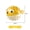 Yellow, variant on JUANCHENG Bouncy Fish Treat Ball-Bite-Resistant Sound-Making for Puppies & Dogs Leaky ball